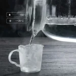 Стъклена мерителна чаша с двоен чучур